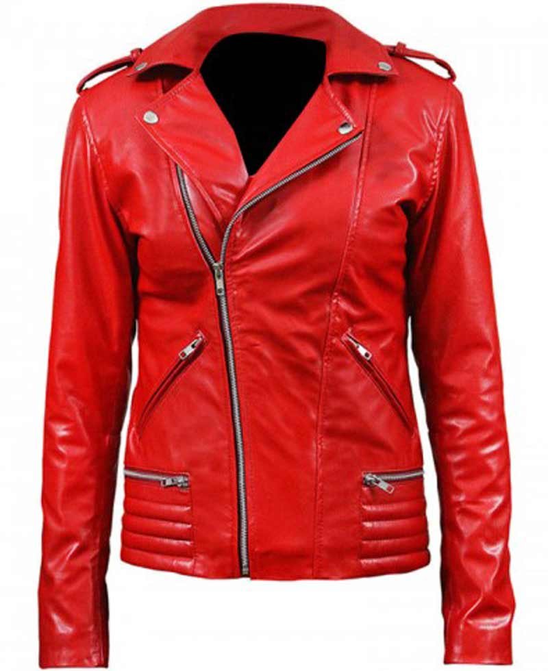 Southside Serpents Cheryl Blossom Red Leather Jacket